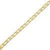 Thumbnail Image 3 of Solid Square Link Curb Chain Bracelet 4mm 14K Yellow Gold 8.5"