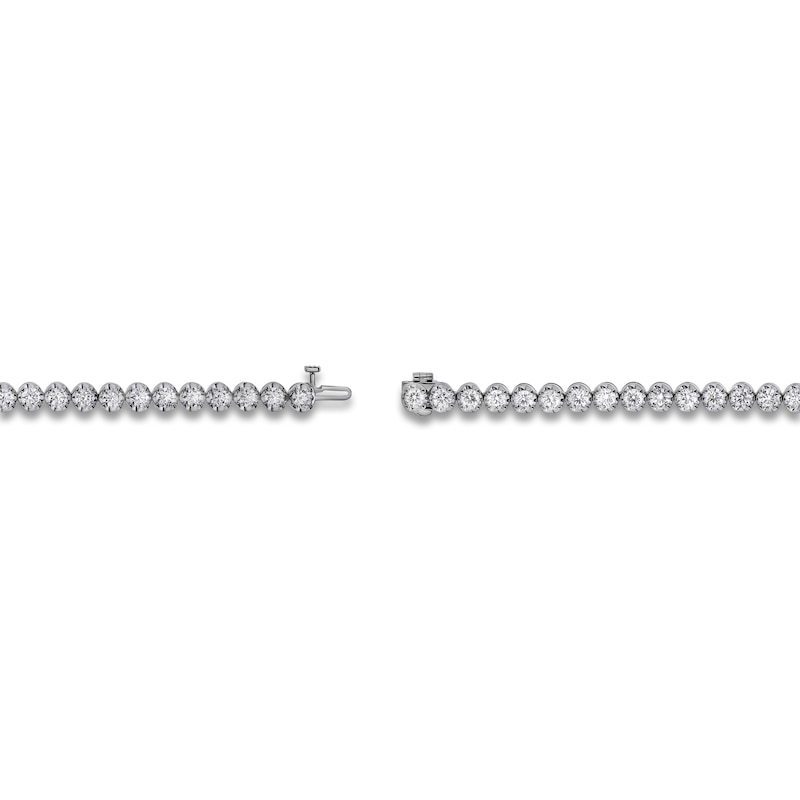 Main Image 3 of Blue Nile X Jared Diamond Tennis Bracelet 7 ct tw 14K White Gold 7"
