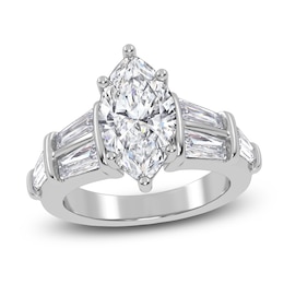Marquise-Cut Created By Jared Studio Lab-Grown Diamond Engagement Ring 3-1/2 ct tw 14K White Gold