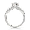 Thumbnail Image 2 of J'Lure Lab-Grown Diamond Leaf Step-Cut Engagement Ring 2-3/8 ct tw 18K White Gold