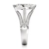 Thumbnail Image 3 of J'Lure Lab-Grown Diamond Leaf Step-Cut Engagement Ring 2-3/8 ct tw 18K White Gold