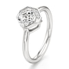 Thumbnail Image 4 of J'Lure Octagon Step-Cut Lab-Grown Diamond Half-Halo Engagement Ring 1 ct tw 18K White Gold