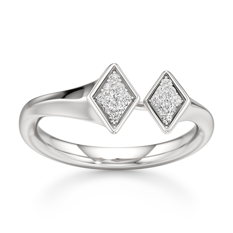 Main Image 1 of J'Lure Lab-Grown Diamond Wedding Band 1/8 ct tw 18K White Gold