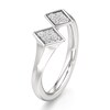 Thumbnail Image 4 of J'Lure Lab-Grown Diamond Wedding Band 1/8 ct tw 18K White Gold