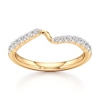 Thumbnail Image 1 of J'Lure Lab-Grown Diamond Contour Wedding Band 1/4 ct tw 18K Yellow Gold