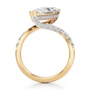 Thumbnail Image 2 of J'Lure Moval Old-Cut Lab-Grown Diamond Bypass Engagement Ring 3-5/8 ct tw 18K Yellow Gold