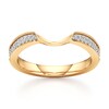 Thumbnail Image 1 of J'Lure Lab-Grown Diamond Contour Wedding Band 1/8 ct tw 18K Yellow Gold