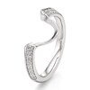 Thumbnail Image 4 of J'Lure Lab-Grown Diamond Contour Wedding Band 1/5 ct tw 18K White Gold