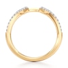 Thumbnail Image 2 of J'Lure Lab-Grown Diamond Angled Contour Wedding Band 1/6 ct tw 18K Yellow Gold