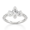 Thumbnail Image 1 of J'Lure Moval Old-Cut Lab-Created Diamond Engagement Ring 2 ct tw 18K White Gold