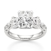 Thumbnail Image 1 of J'Lure Radiant Brilliant-Cut Lab-Grown Diamond Engagement Ring 4-3/4 ct tw 18K White Gold