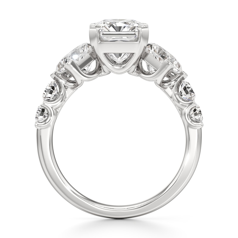 Main Image 2 of J'Lure Radiant Brilliant-Cut Lab-Grown Diamond Engagement Ring 4-3/4 ct tw 18K White Gold