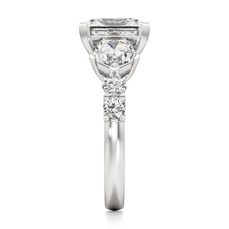 Main Image 3 of J'Lure Radiant Brilliant-Cut Lab-Grown Diamond Engagement Ring 4-3/4 ct tw 18K White Gold