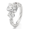 Thumbnail Image 4 of J'Lure Radiant Brilliant-Cut Lab-Grown Diamond Engagement Ring 4-3/4 ct tw 18K White Gold
