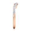 Thumbnail Image 3 of J'Lure Lab-Grown Diamond Angled Contour Wedding Band 1/5 ct tw 18K Rose Gold