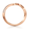 Thumbnail Image 2 of J'Lure Lab-Grown Diamond Contour Wedding Band 1/8 ct tw 18K Rose Gold