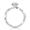 Thumbnail Image 2 of J'Lure Octagon Step-Cut Lab-Grown Diamond Bypass Engagement Ring 1 ct tw 18K White Gold