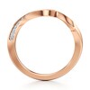 Thumbnail Image 2 of J'Lure Lab-Grown Diamond Contour Wedding Band 1/6 ct tw 18K Rose Gold