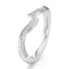 Thumbnail Image 4 of J'Lure Lab-Grown Diamond Contour Wedding Band 1/5 ct tw 18K White Gold