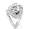 Thumbnail Image 4 of J'Lure Shield Step-Cut Lab-Grown Diamond Engagement Ring 3 ct tw 18K White Gold