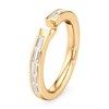 Thumbnail Image 4 of J'Lure Baguette-Cut Lab-Grown Diamond Contour Wedding Band 3/8 ct tw 18K Yellow Gold
