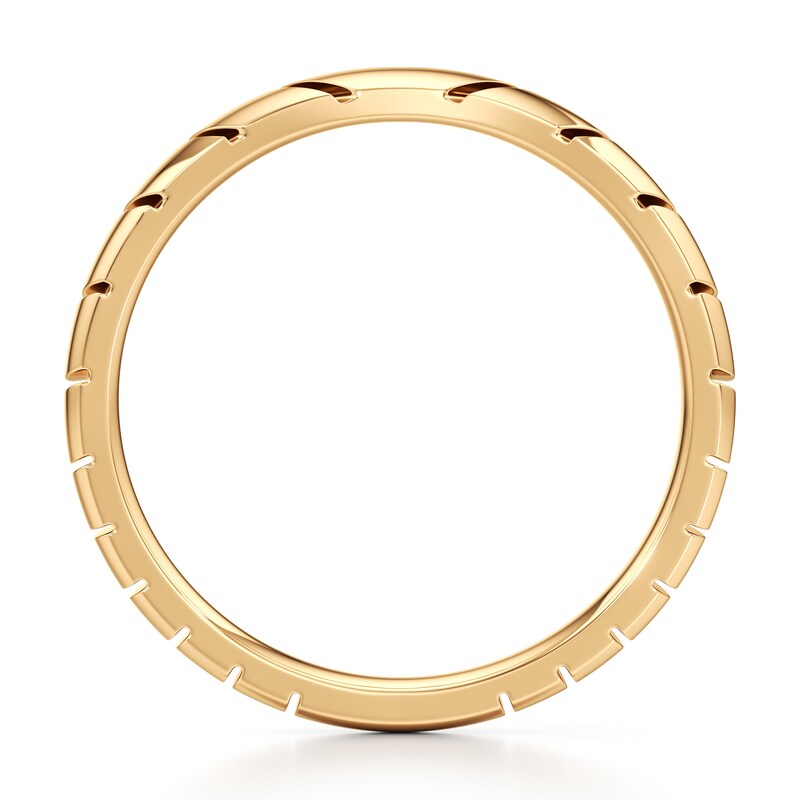 Main Image 2 of J'Lure Contour Wedding Band 18K Yellow Gold