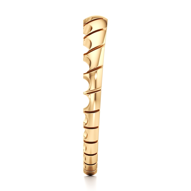 Main Image 3 of J'Lure Contour Wedding Band 18K Yellow Gold