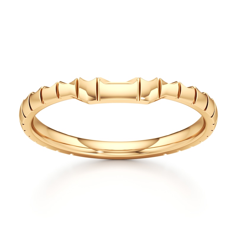 Main Image 1 of J'Lure Contour Wedding Band 18K Yellow Gold
