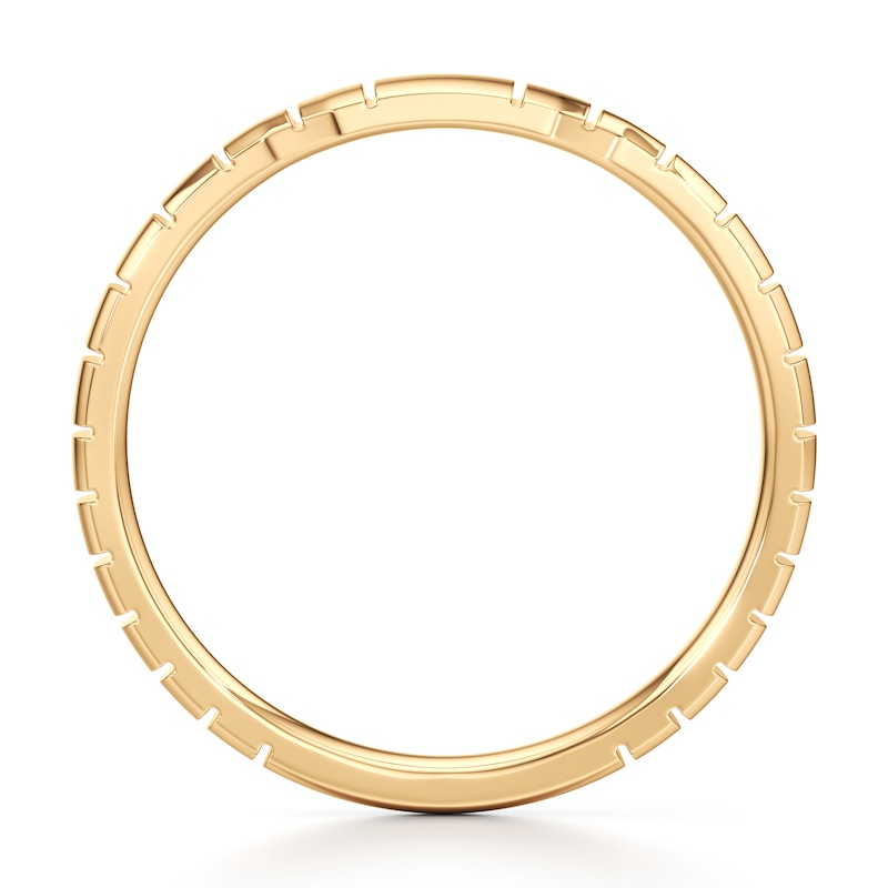 Main Image 2 of J'Lure Contour Wedding Band 18K Yellow Gold