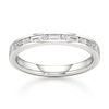 Thumbnail Image 1 of J'Lure Baguette & Round-Cut Lab-Grown Diamond Wedding Band 3/8 ct tw 18K White Gold