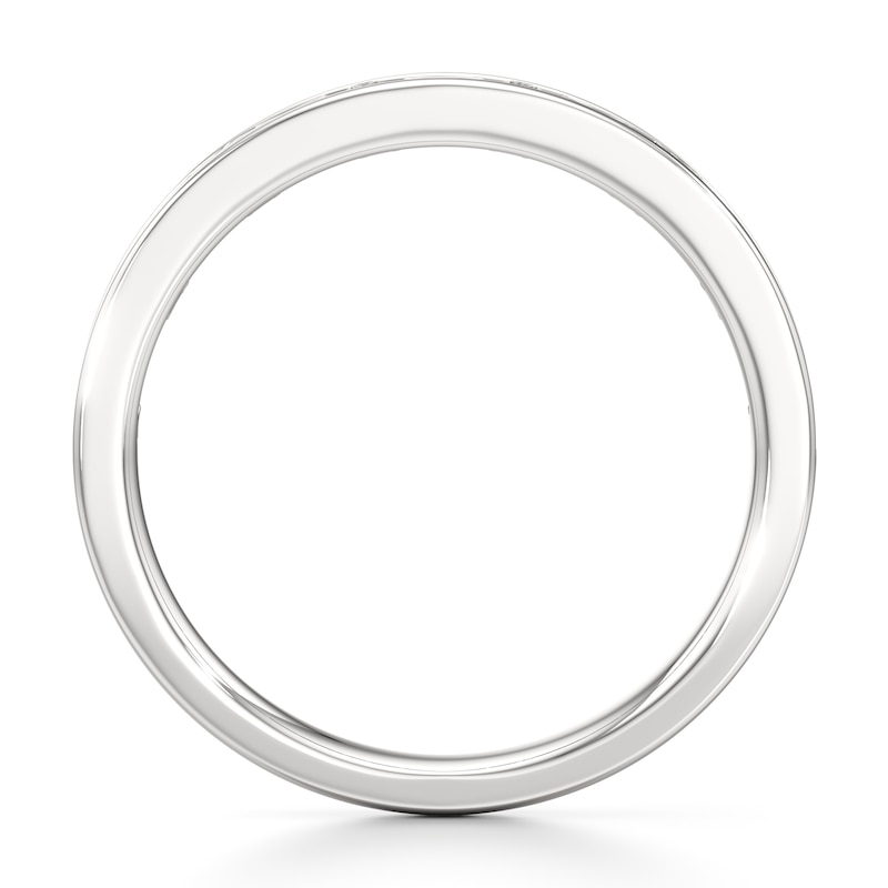 Main Image 2 of J'Lure Baguette & Round-Cut Lab-Grown Diamond Wedding Band 3/8 ct tw 18K White Gold