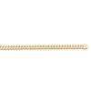 Thumbnail Image 4 of Cuban Curb Chain Necklace 9.5mm Semi-Solid 14K Yellow Gold 22"