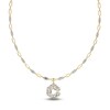 Thumbnail Image 1 of J'Lure Hexagon Portrait-Cut, Trapezoid Step-Cut & Trillion Curved Brilliant-Cut Lab-Grown Diamond Necklace 7-1/3 ct tw 14K Yellow Gold 18.5"