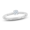 Thumbnail Image 1 of Certified Round-Cut Diamond Solitaire Engagement Ring 1/4 ct tw 18K White Gold (SI2/G)