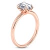 Thumbnail Image 2 of Certified Emerald-Cut Diamond Solitaire Engagement Ring 1-1/2 ct tw 14K Rose Gold (I1/I)