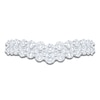Thumbnail Image 3 of Lab-Grown Diamond Three-Row Chevron Ring 1 ct tw 14K White Gold