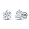 Thumbnail Image 2 of Round-Cut Lab-Grown Diamond Solitaire Stud Earrings 5 ct tw Platinum (VS2/F)