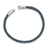 Thumbnail Image 4 of Men's Natural Hematite Bead Bracelet Stainless Steel 8.5"