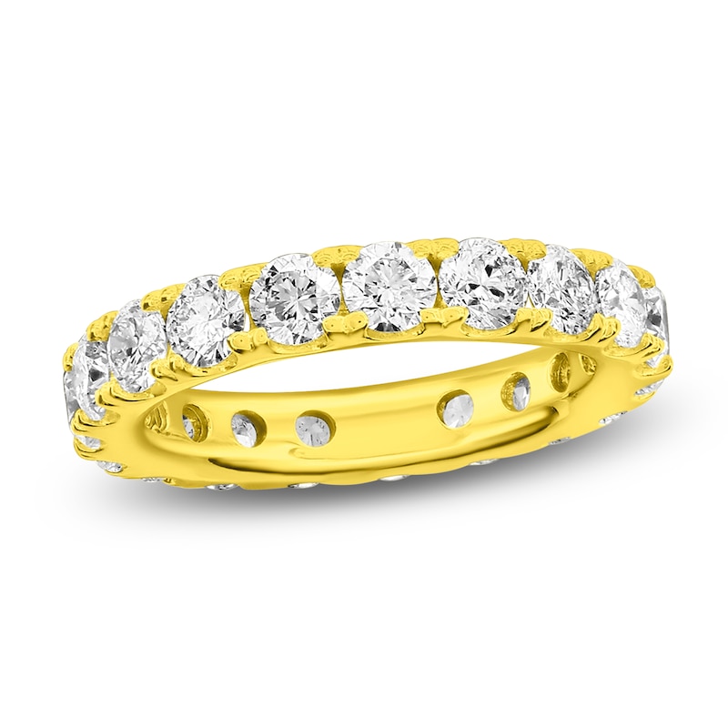 Main Image 1 of Certified Diamond Eternity Band 2-1/2 to 3-1/3 ct tw 14K Yellow Gold