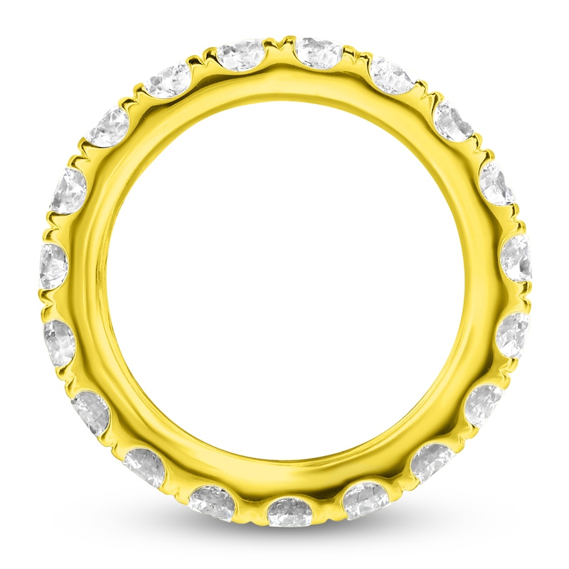 Main Image 2 of Certified Diamond Eternity Band 2-1/2 to 3-1/3 ct tw 14K Yellow Gold