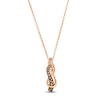 Thumbnail Image 1 of Le Vian Diamond Swirl Necklace 1/5 ct tw 14K Strawberry Gold 19"