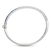 Thumbnail Image 3 of Le Vian Denim Ombré Sapphire Bangle Bracelet 14K Vanilla Gold 6.75"