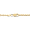 Thumbnail Image 3 of Glitter Rope Chain 2mm Solid 14K Yellow Gold 16"