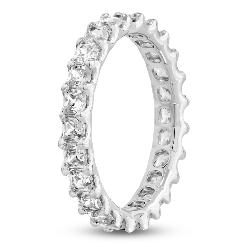 Main Image 2 of Princess-Cut Lab-Grown Diamond Eternity Band 1-5/8 to 2 ct tw Platinum