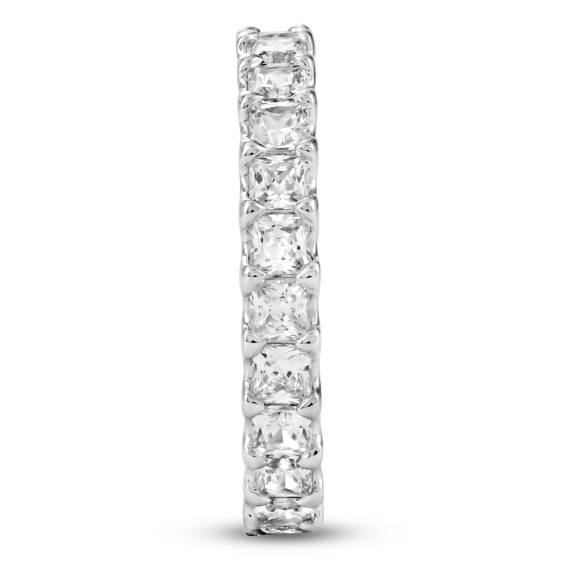 Main Image 3 of Princess-Cut Lab-Grown Diamond Eternity Band 1-5/8 to 2 ct tw Platinum