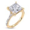 Thumbnail Image 2 of Princess-Cut Lab-Grown Diamond Engagement Ring 4-1/2 ct tw 14K Yellow Gold