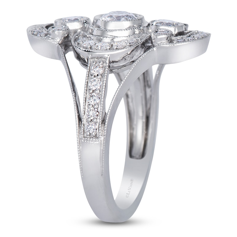 Main Image 2 of Le Vian Vanilla Diamond Vintage-Inspired Ring 7/8 ct tw 14K Vanilla Gold