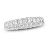 Thumbnail Image 1 of Princess-Cut Lab-Grown Diamond Eternity Band 1-5/8 to 2 ct tw Platinum