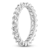 Thumbnail Image 2 of Princess-Cut Lab-Grown Diamond Eternity Band 1-5/8 to 2 ct tw Platinum