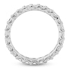 Thumbnail Image 4 of Princess-Cut Lab-Grown Diamond Eternity Band 1-5/8 to 2 ct tw Platinum